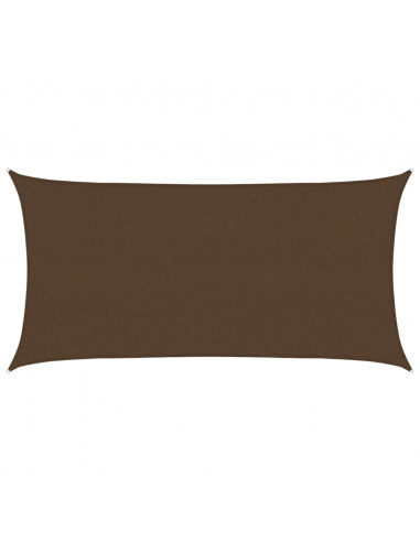 Vela Parasole 160 g/m² Marrone 2,5x4,5 m in HDPE