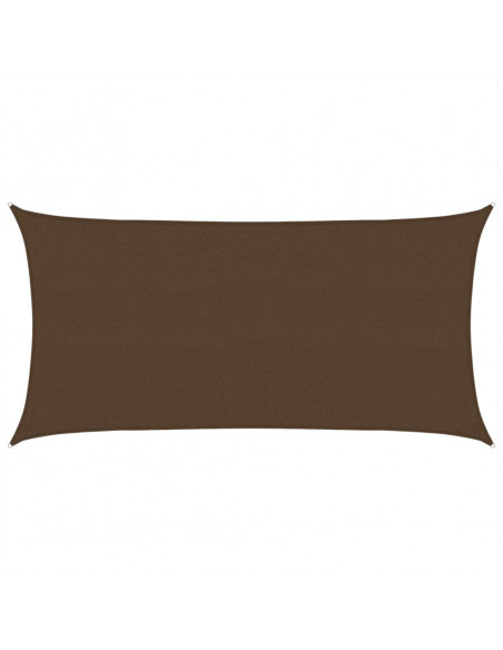 Vela Parasole 160 g/m² Marrone 2,5x4,5 m in HDPE