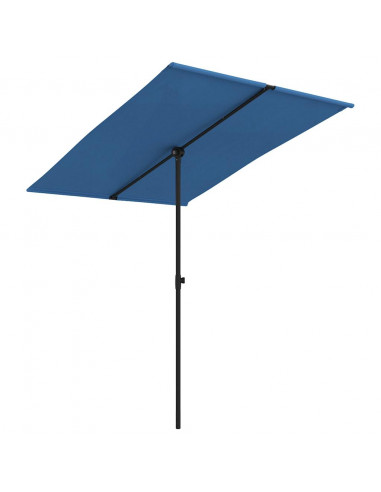 Ombrellone da Esterni con Palo in Alluminio 2x1,5 m Azzurro
