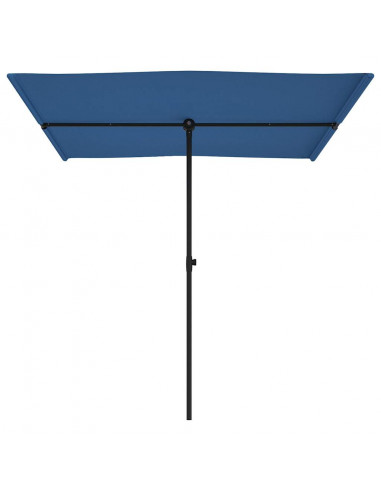 Ombrellone da Esterni con Palo in Alluminio 2x1,5 m Azzurro