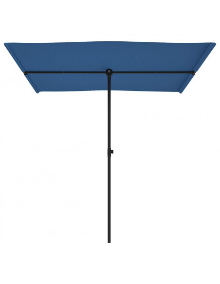Ombrellone da Esterni con Palo in Alluminio 2x1,5 m Azzurro