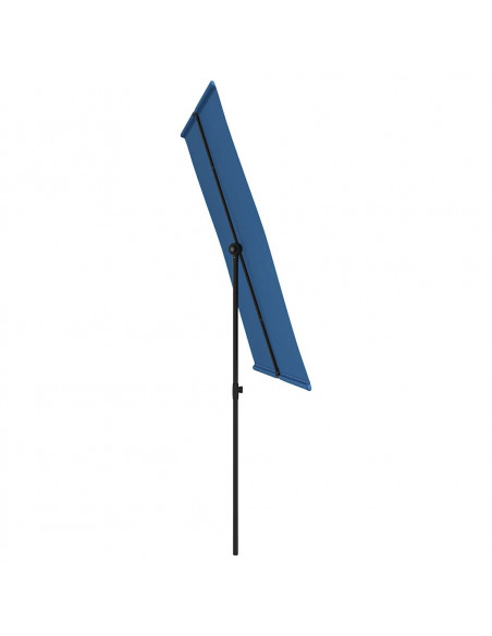 Ombrellone da Esterni con Palo in Alluminio 2x1,5 m Azzurro