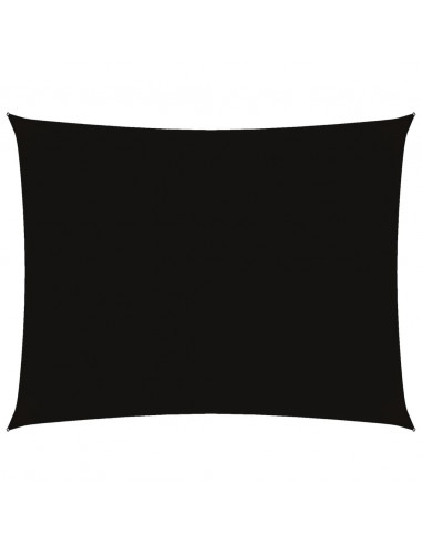 Parasole a Vela Oxford Rettangolare 4x5 m Nero