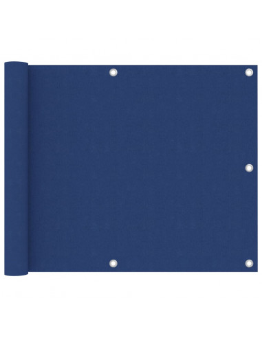 Paravento da Balcone Blu 75x500 cm in Tessuto Oxford