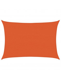 Vela Parasole 160 g/m² Arancione 3,5x5 m in HDPE 2