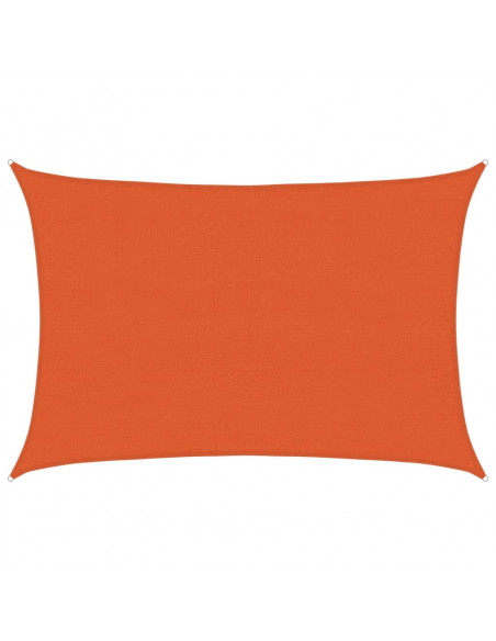 Vela Parasole 160 g/m² Arancione 3,5x5 m in HDPE