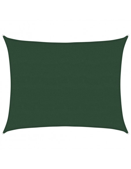 Vela Parasole 160 g/m² Verde Scuro 6x7 m in HDPE
