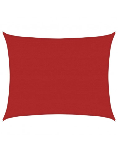 Vela Parasole 160 g/m² Rossa 6x8 m in HDPE
