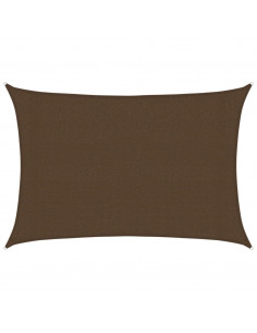 Vela Parasole 160 g/m² Marrone 3x4 m in HDPE 2