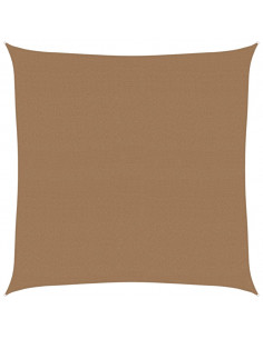 Vela Parasole 160 g/m² Tortora 4,5x4,5 m in HDPE 2