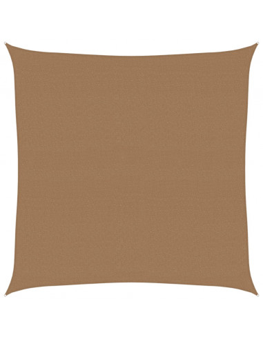 Vela Parasole 160 g/m² Tortora 4,5x4,5 m in HDPE