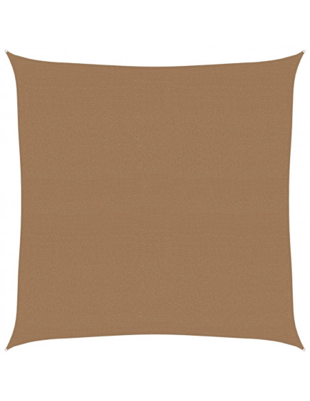 Vela Parasole 160 g/m² Tortora 4,5x4,5 m in HDPE