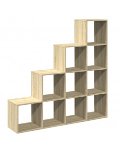 Libreria 4 Ripiani Rovere Sonoma 131,5x29x131,5 cm Truciolato 2