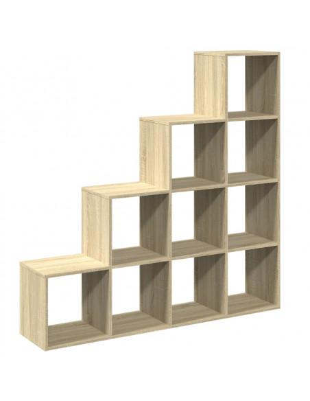 Libreria 4 Ripiani Rovere Sonoma 131,5x29x131,5 cm Truciolato