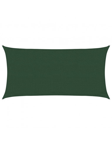 Vela Parasole 160 g/m² Verde Scuro 3x6 m in HDPE
