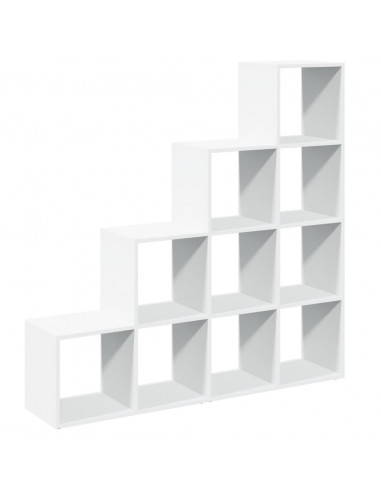 Libreria Divisorio 4 Ripiani Bianca 131,5x29x131,5cm Truciolato