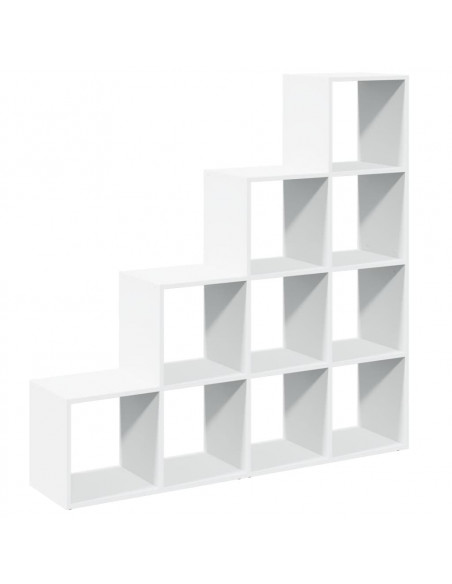 Libreria Divisorio 4 Ripiani Bianca 131,5x29x131,5cm Truciolato