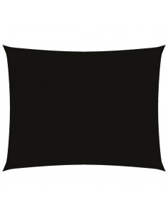 Parasole a Vela Oxford Rettangolare 2x3,5 m Nero 2