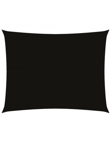 Parasole a Vela Oxford Rettangolare 2x3,5 m Nero