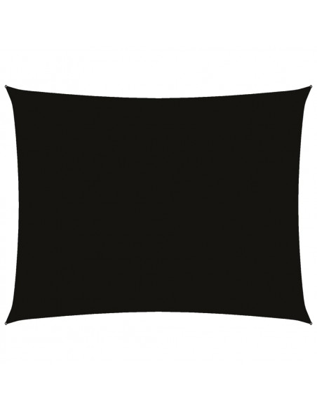 Parasole a Vela Oxford Rettangolare 2x3,5 m Nero