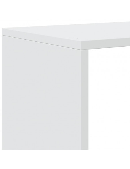 Libreria Divisorio 4 Ripiani Bianca 131,5x29x131,5cm Truciolato