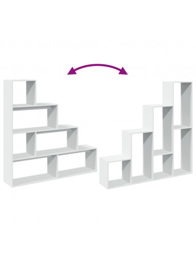Libreria Divisorio 4 Ripiani Bianca 143,5x29x143,5cm Truciolato