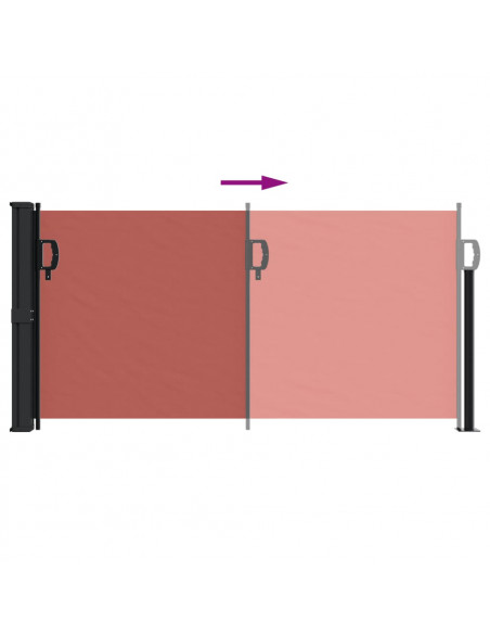 Tenda da Sole Laterale Retrattile Terracotta 100x500 cm