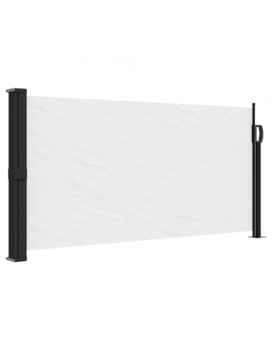 Tenda da Sole Laterale Retrattile Bianco 100x500 cm