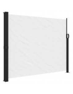 Tenda da Sole Laterale Retrattile Bianco 160x500 cm 2