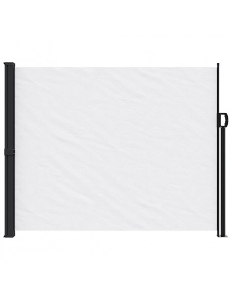 Tenda da Sole Laterale Retrattile Bianco 160x500 cm