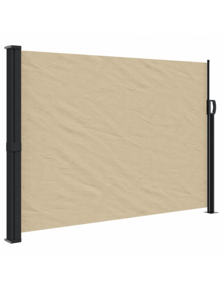 Tenda da Sole Laterale Retrattile Beige 140x600 cm