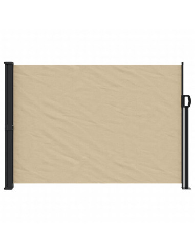 Tenda da Sole Laterale Retrattile Beige 140x600 cm