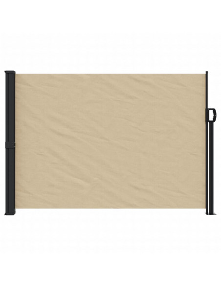 Tenda da Sole Laterale Retrattile Beige 140x600 cm