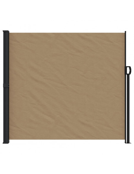 Tenda da Sole Laterale Retrattile Tortora 180x600 cm