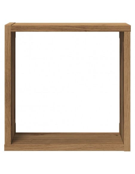 Mensole Parete a Cubo 6 pz Artigianale 30x15x30 cm Truciolato