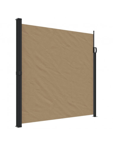 Tenda da Sole Laterale Retrattile Tortora 200x600 cm