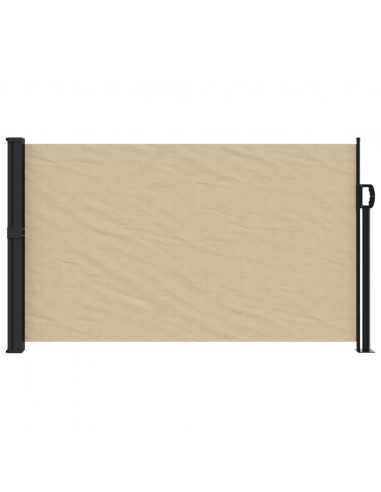 Tenda da Sole Laterale Retrattile Beige 120x600 cm