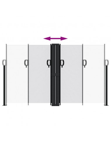 Tenda da Sole Laterale Retrattile Bianco 140x600 cm