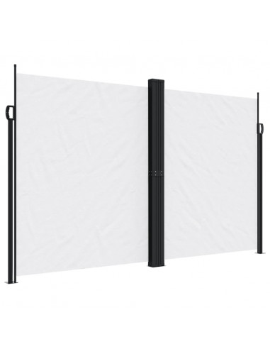 Tenda da Sole Laterale Retrattile Bianco 200x600 cm