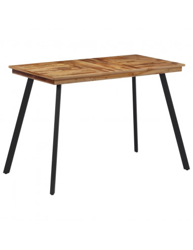 Tavolo da Pranzo 120x62x76 cm in Legno Massello di Teak