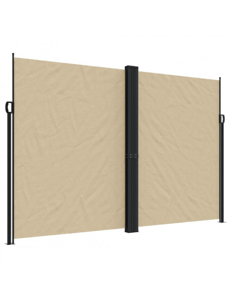 Tenda da Sole Laterale Retrattile Beige 220x600 cm