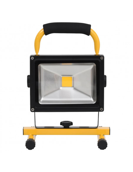 Faretto a LED Ricaricabile con Maniglia 30 W Bianco Freddo