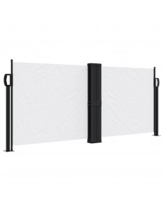 Tenda da Sole Laterale Retrattile Bianca 100x600 cm 2