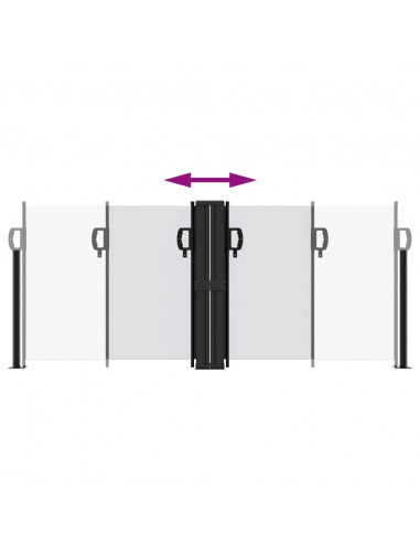 Tenda da Sole Laterale Retrattile Bianca 100x600 cm