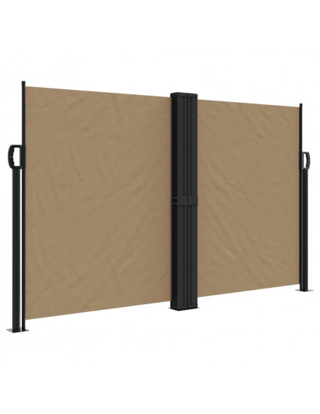 Tenda da Sole Laterale Retrattile Tortora 140x1000 cm