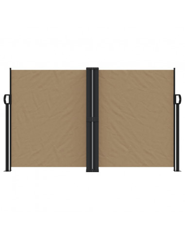 Tenda da Sole Laterale Retrattile Tortora 140x1000 cm