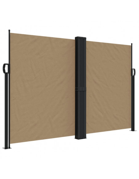 Tenda da Sole Laterale Retrattile Tortora 160x1000 cm