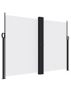 Tenda da Sole Laterale Retrattile Bianco 180x1000 cm 2