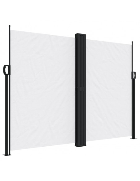 Tenda da Sole Laterale Retrattile Bianco 180x1000 cm
