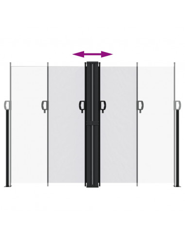 Tenda da Sole Laterale Retrattile Bianco 180x1000 cm